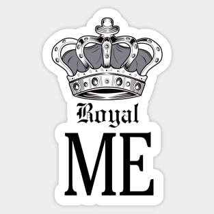 Royal Me - Grey Sticker